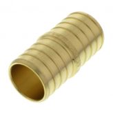 2" x 2" PEX Brass Coupling (Lead Free)