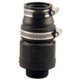 Sump check valve male npt by flexible coupling