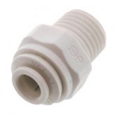 3/8" Male NPT x 1/4" OD Plastic Quick Connect Adapter