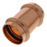 1-1/2" Copper Press-Fit Coupling w/ Stop