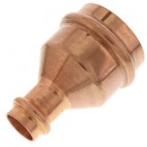 2" x 3/4" Copper Press-Fit Reducing Coupling