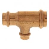 1-1/2" x 1" x 3/4" Copper Press-Fit Tee