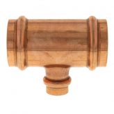 1-1/4" x 1-1/4" x 1/2" Copper Press-Fit Tee