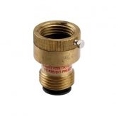 3/4" Female Hose x 3/4" Male Hose Vacuum Breaker, Self Draining