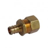 5/8" OD Compression (1/2" Copper)  x 1/2" PEX Brass Adapter (Lead Free)