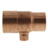 1-1/2" x 1-1/4" x 1/2" Copper Tee
