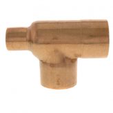 1-1/2" x 3/4" x 1-1/2" Copper Tee