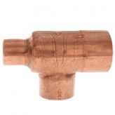 1-1/2" x 3/4" x 1-1/4" Copper Tee