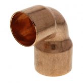 1-1/4" x 1" Copper 90 Degree Elbow