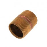 1-1/4" x 2" Brass Nipple (Lead Free)