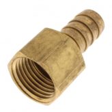 1/2" Hose Barb x 1/2" Female Pipe Brass Coupling (Lead Free)