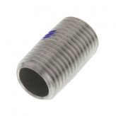 1/4" x Close 316 Stainless Steel Nipple