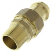 1" Copper Press-Fit x Male NPT Union