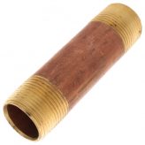 1" x 4-1/2" Brass Nipple (Lead Free)