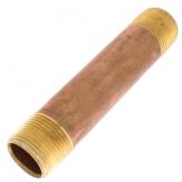 1" x 6" Brass Nipple (Lead Free)