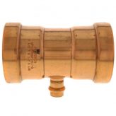 2-1/2" x 2-1/2" x 2" Copper Press-Fit Tee