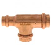2-1/2" x 2" x 2" Copper Press-Fit Tee