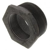 2" x 1-1/2" Black Malleable Bushing