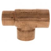 2" x 1-1/2" x 2" Copper Tee