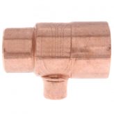 2" x 1-1/2" x 3/4" Copper Tee