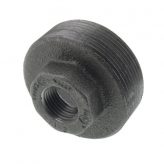 2" x 1/2" Black Malleable Bushing