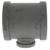 2" x 2" x 3/4" Black Malleable Iron Tee