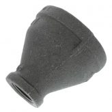 2" x 3/4" Black Malleable Reducing Coupling