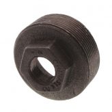2" x 3/8" Black Malleable Bushing
