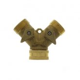 3/4" Male x 3/4" Female Garden Hose Y Valve