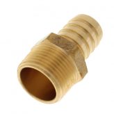 3/4" Hose Barb x 3/4" Male Pipe Brass Coupling (Lead Free)