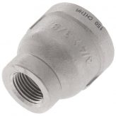 3/4" x 3/8" 316 Stainless Steel Reducing Coupling