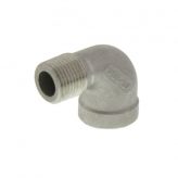 3/8" 316 Stainless Steel Street 90 Degree Elbow