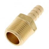 3/8" Hose Barb x 1/2" Male Pipe Brass Coupling (Lead Free)