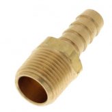 3/8" Hose Barb x 3/8" Male Pipe Brass Coupling (Lead Free)