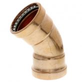 3" Copper Press-Fit 45 Elbow