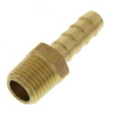 5/16" Hose Barb x 1/4" Male Pipe Brass Coupling (Lead Free)