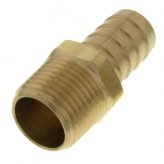 5/8" Hose Barb x 1/2" Male Pipe Brass Coupling (Lead Free)