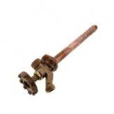 Woodford Model 19 1/2" MPT x Female Solder Anti-Siphon Wall Hydrant, 8" Length