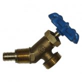 1/2" PEX Crimp (F1807) x 3/4" Hose Boiler Drain
