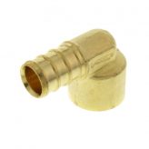 1/2" Female Copper x 1/2" PEX Brass Elbow (Lead Free)