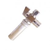 1/2" Female Copper x 3/8" OD Comp w/ Water Hammer Arrester, Angle Stop