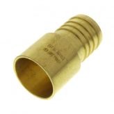 1-1/2" Male Copper Solder x 1-1/2" PEX Brass Adapter (Lead Free)