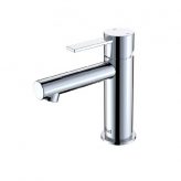Fluid F24013 Citi Round single lever bathroom faucet in chrome plated finish