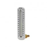 1/2" Male NPT, Hot Water Thermometer Angle, Back Mount