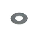 3/8" Zinc Plated Flat Washer, 25 Pieces