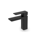 Fluid F16001MB Quad Square Single Handle Faucet, Matte Black