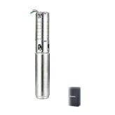 Leo DWS075-3 3/4 HP Stainless Steel 4" Submersible Pump w/ Control Box 230V 3-Wire
