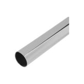 1/2" CTS Plastic Pipe Snap Cover Chrome Plated 8" long