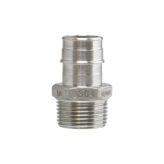 1/2" Stainless Steel Male NPT x 1/2" F1960 Expansion Pex Adapter