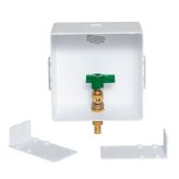 Oatey Square Ice Maker Outlet Box - 1/2" F1807 PEX Crimp x 1/4" OD